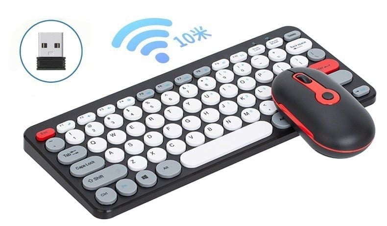 COMBO Kô dây KB+MO HK09 (Mini) Đen, Xanh, Hồng