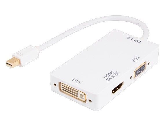 ĐẦU MINI Displayport => VGA + HDMI + DVI