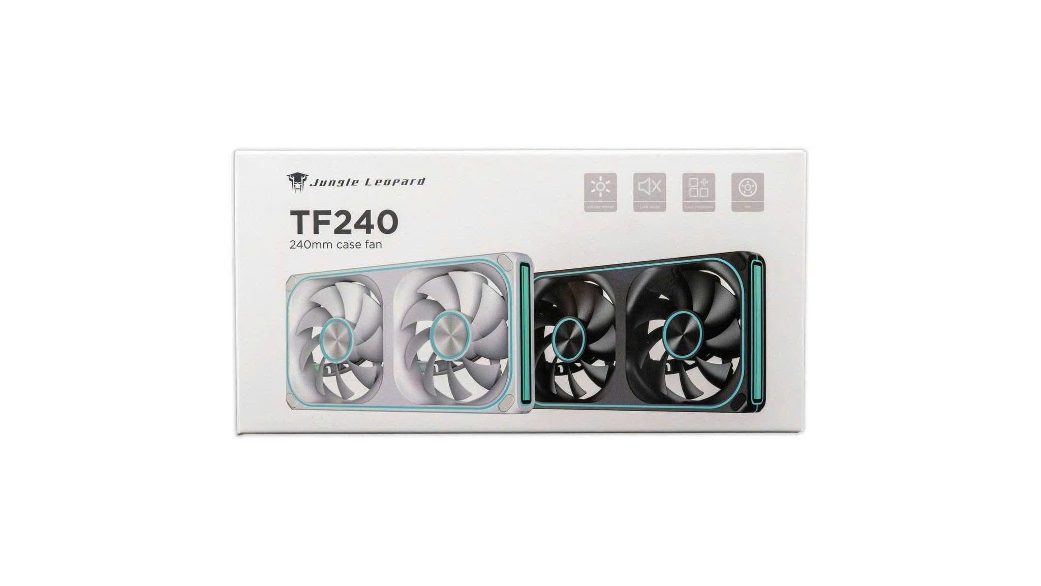 KIT Liền Khối 2FAN CASE Leopard TF240 (ARGB) Đen Xuôi,Ngược