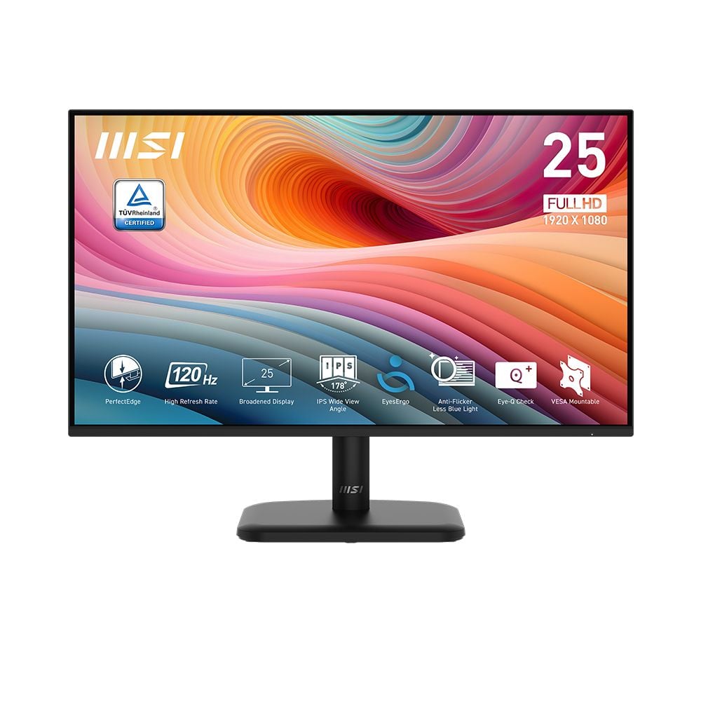 LCD 25” MSI PRO MP251 E14L (IPS/144Hz/HDMI/VGA) Chính Hãng