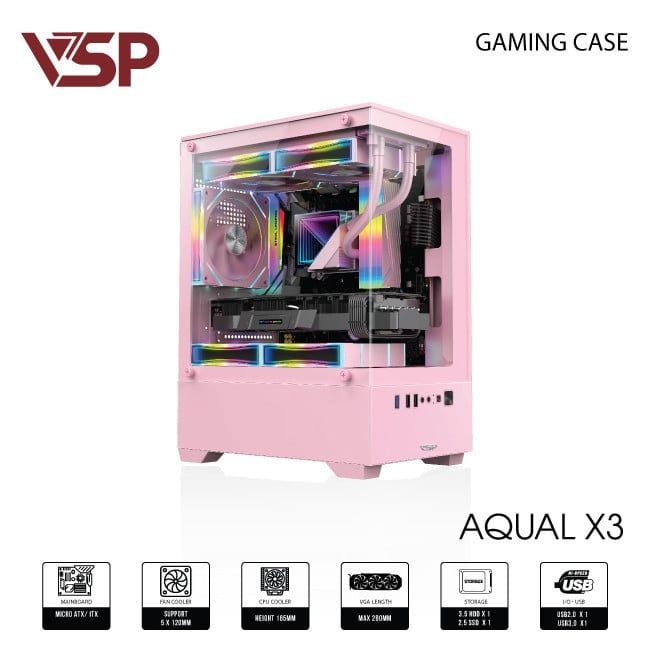 CASE VSP AQUAL X3 Hồng