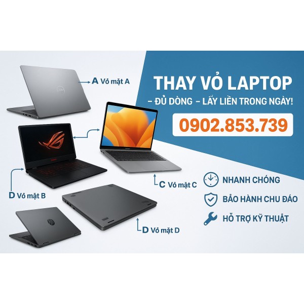 Dịch vụ thay màn hình laptop Quận Gò Vấp